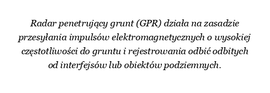 Jak działa radar penetrujący ziemię?