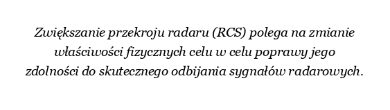 Jak zwiększyć przekrój radaru?