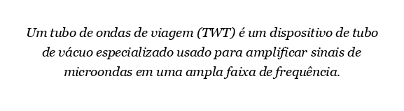 O que é um tubo de onda de viagem?