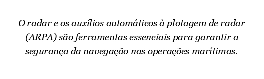 Qual a utilidade do radar e do ARPA para a segurança da navegação?